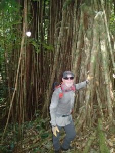 pat scannon of bent prop finding is way through the jungle in palau
