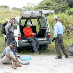 bentprop team prepares to hike into jungle palau mission 16