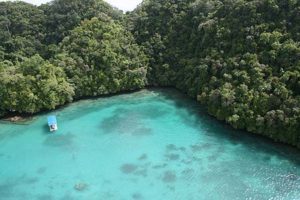Azure waters of Palau