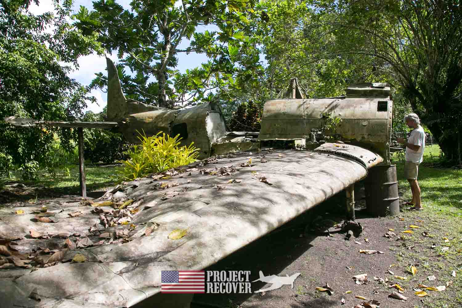WWII airplane wreck- Vilu War Museum - Honiara - Nose gunners view Japanese WWII bomber - Vilu War Museum - Honiara - while looking to find Solomon Islands MIAs - Project Recover and BentProp Project are committed to bringing the MIA home. Photos by Harry Parker Photography.com