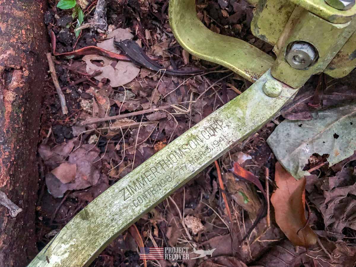 part of WWII litter found in Peleliu