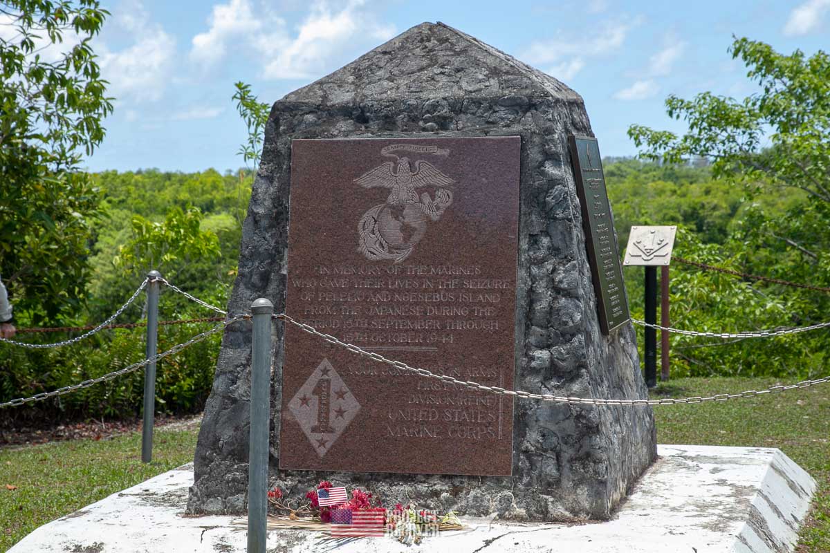 USMC Monument on Peleliu