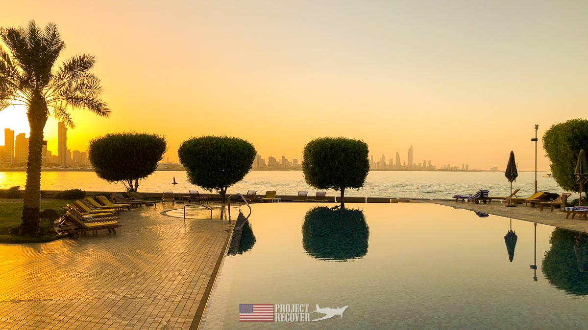 Golden sunset over Kuwait. Photo Credit: UDEL/Project Recover
