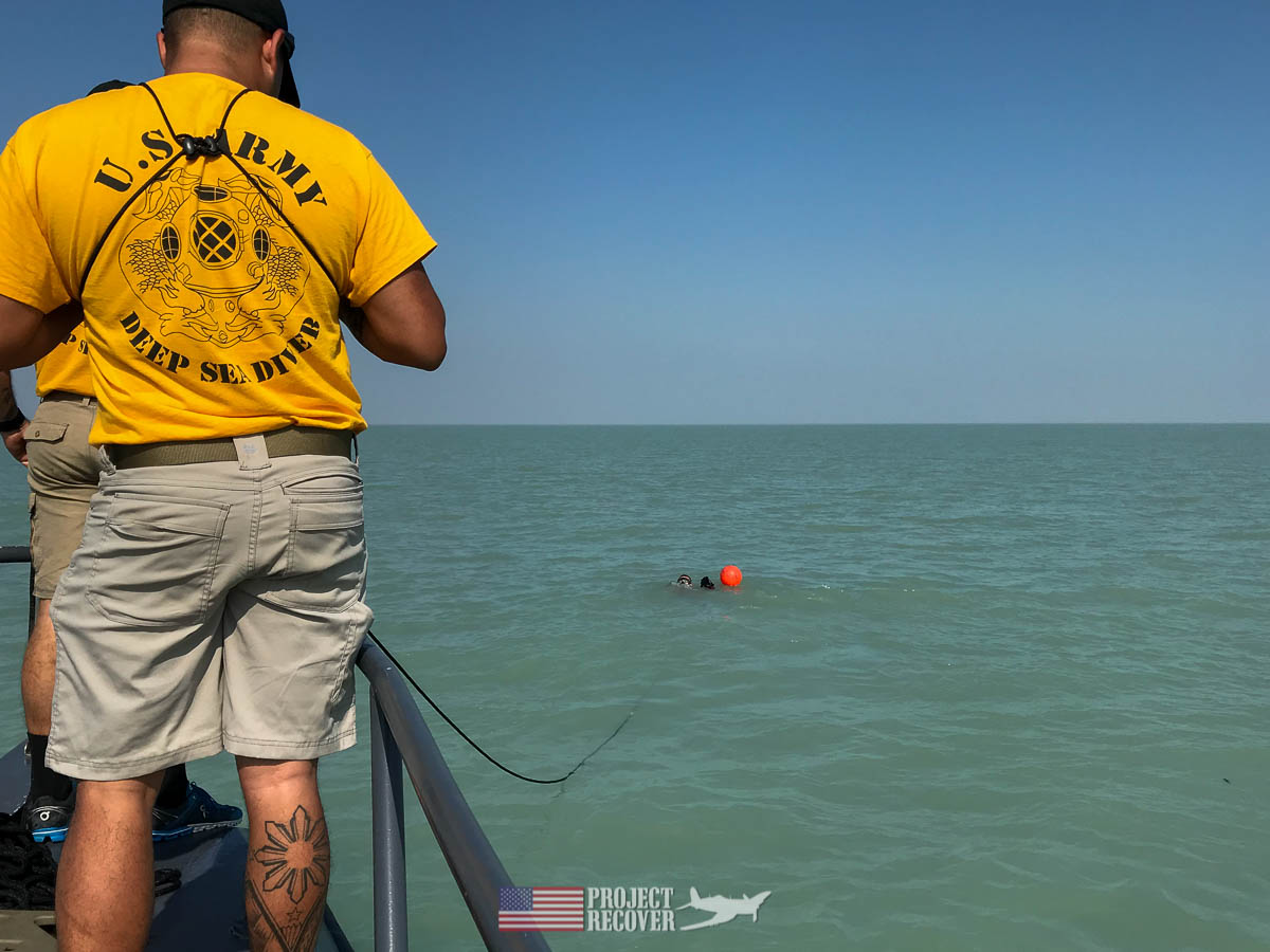 Project Recover searches for A-6E wreckage off Kuwait. Photo Credit: UDEL/Project Recover