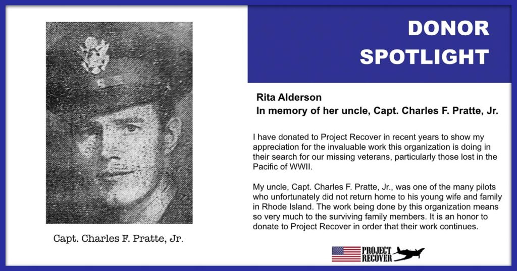 Rita Alderson Capt Charles F Pratte Jr-