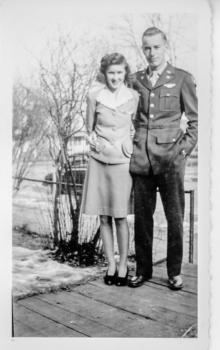 2nd Lt. Arthur Schumacher and girlfriend