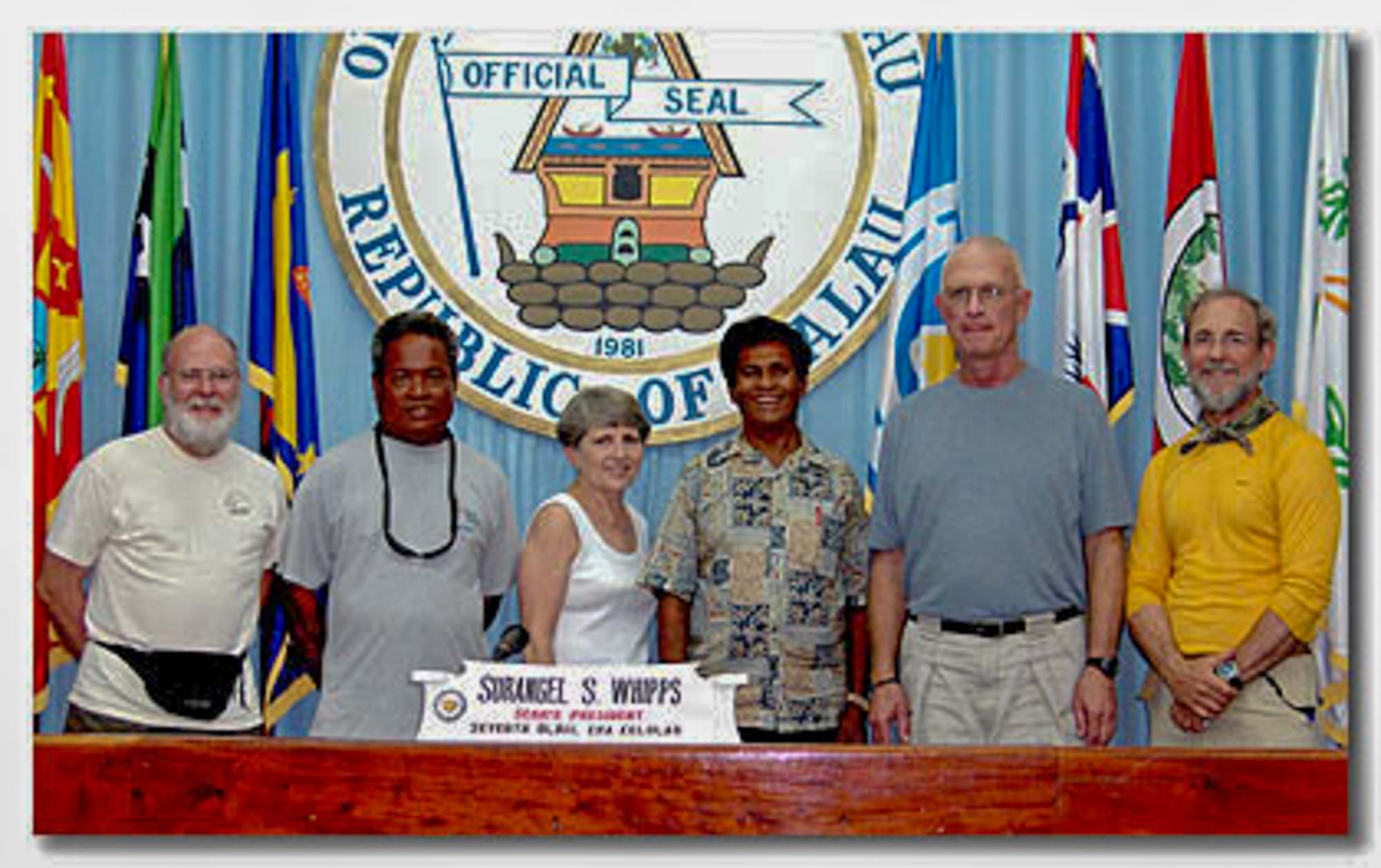 Nancy and Tommy Doyle - Palau Senate