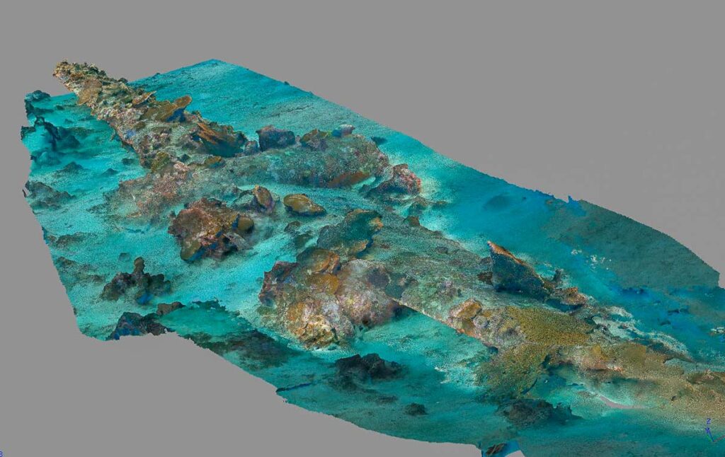 Orthomosaic B24, Soloman Islands - The Science Behind the Search for MIAs