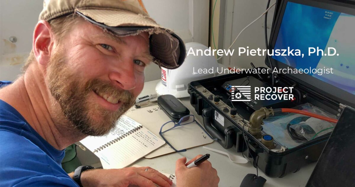 Andrew Pietruszka Ph D Lead Underwater Archaeologist