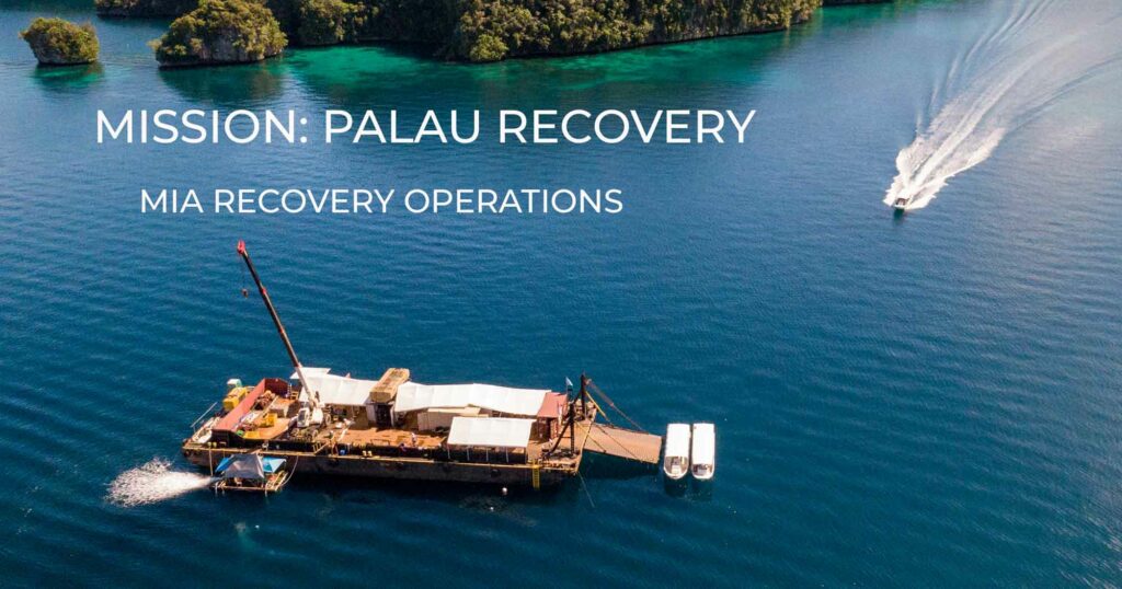 MIA Recovery Mission Palau